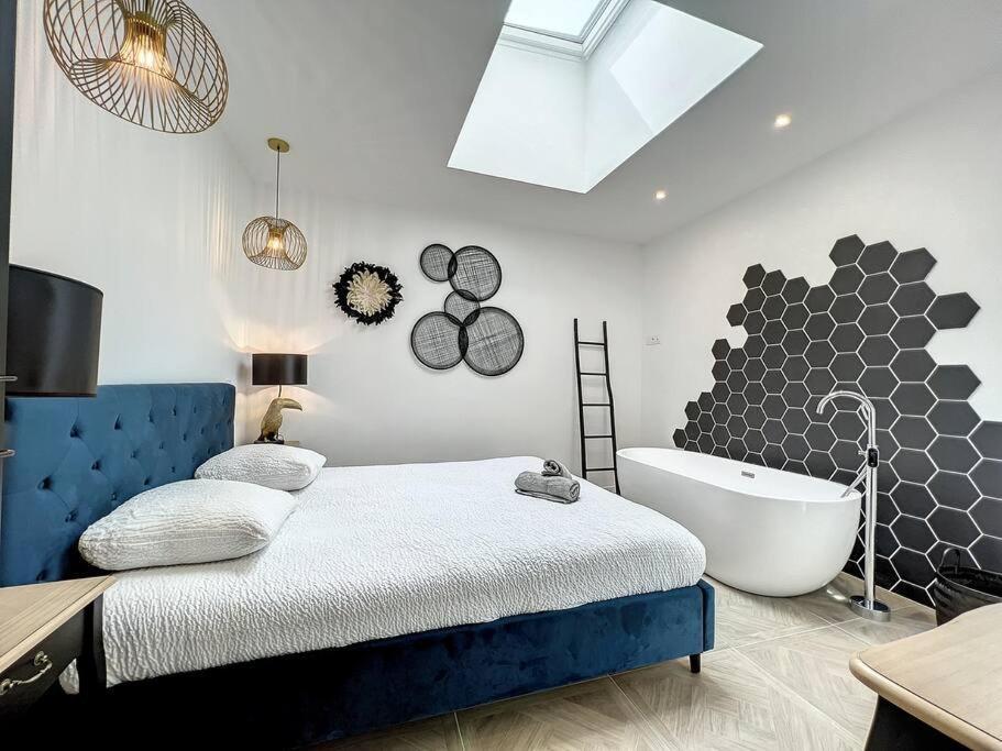 Loft Raffine Et Chic Au Calme Proche Du Centre De Beziers Et Des Plages Apartman Boujan-sur-Libron Kültér fotó