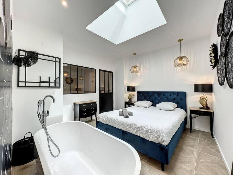 Loft Raffine Et Chic Au Calme Proche Du Centre De Beziers Et Des Plages Apartman Boujan-sur-Libron Kültér fotó