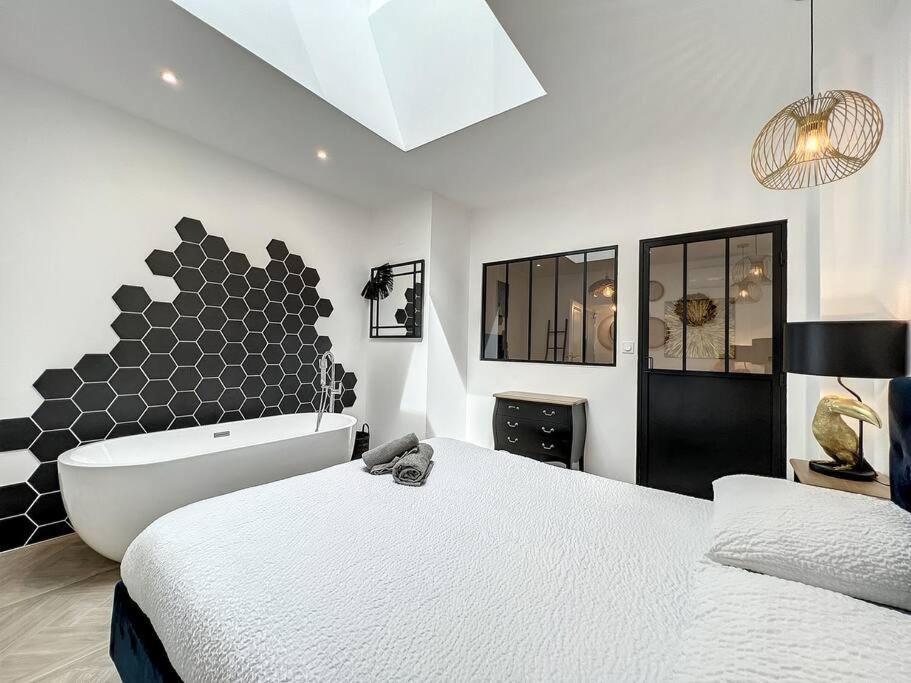 Loft Raffine Et Chic Au Calme Proche Du Centre De Beziers Et Des Plages Apartman Boujan-sur-Libron Kültér fotó